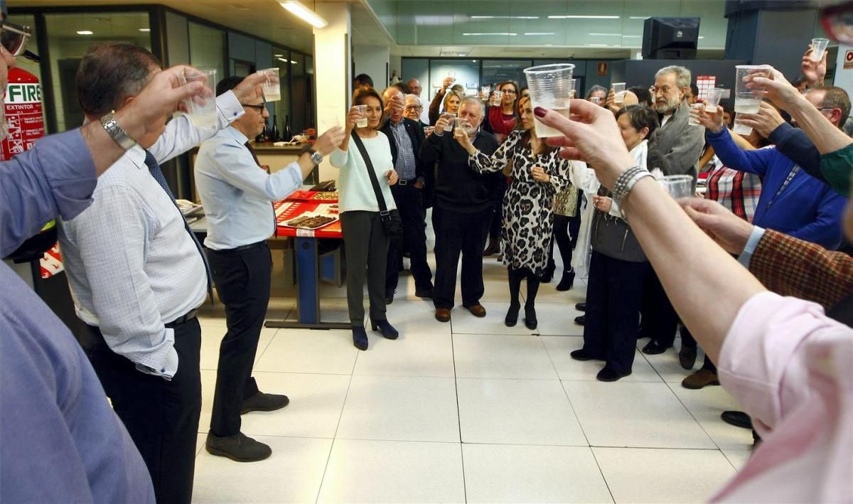 Brindis por las fiestas navideñas en EL PERIÓDICO