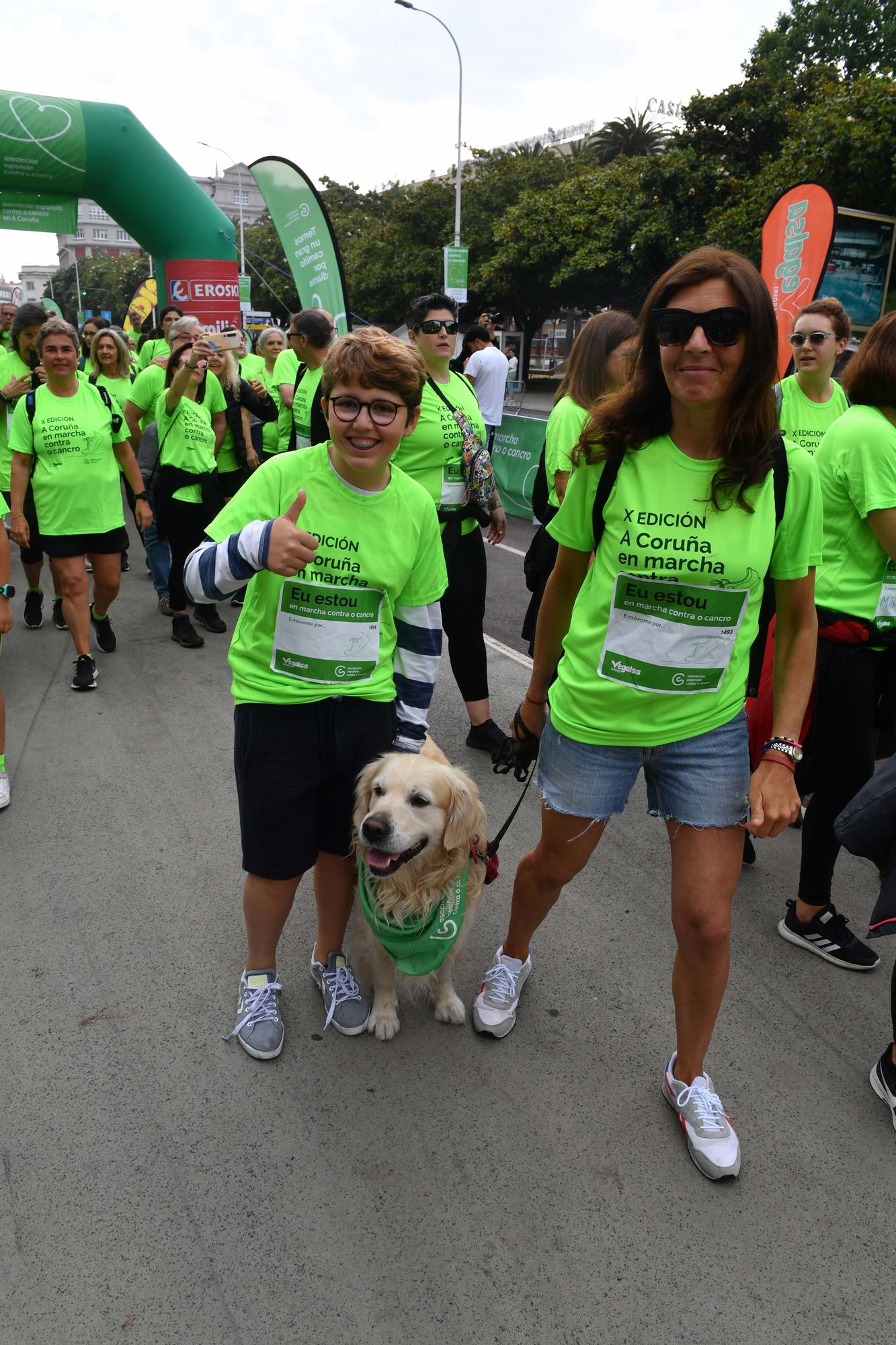 Más de 2.400 participantes en la Andaina Solidaria Contra o Cancro en A Coruña