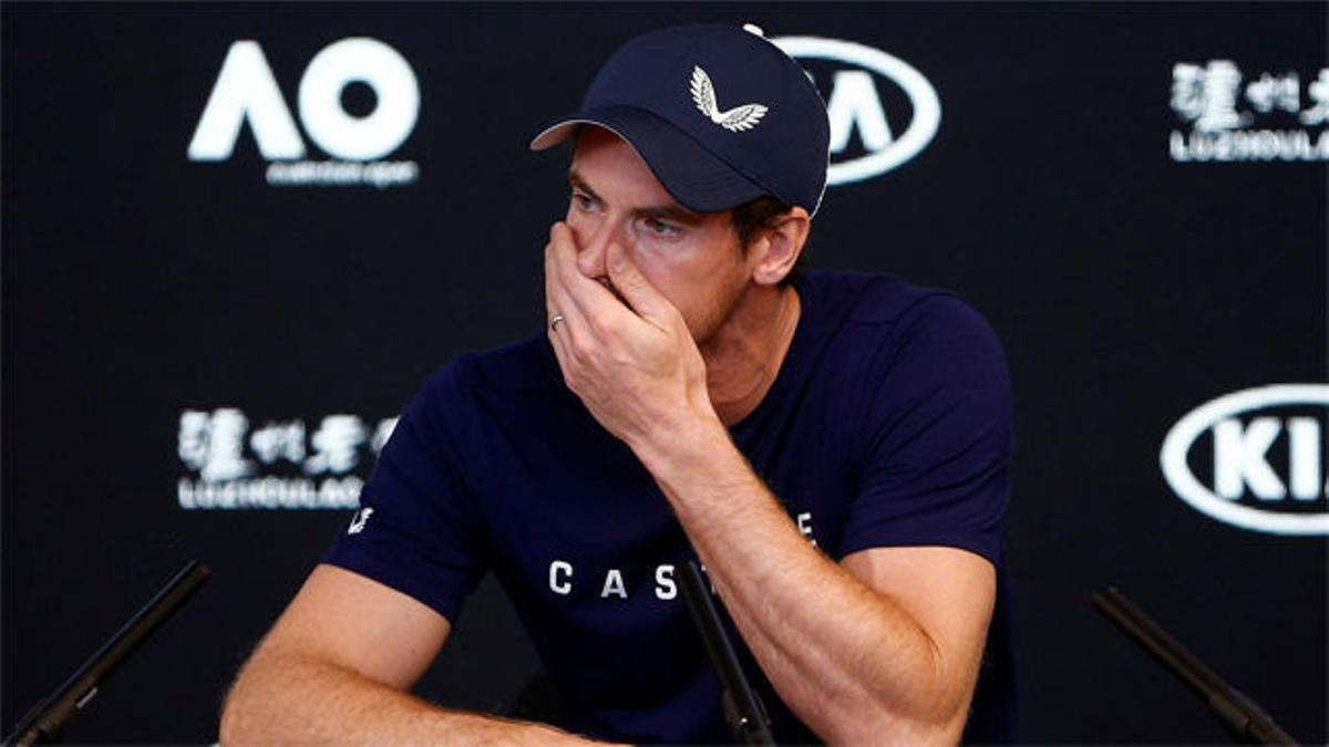 El desconsuelo de Murray al anunciar su retirada del tenis