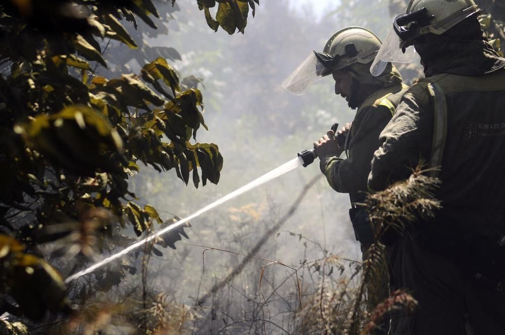 Incendios en Galicia | El fuego se reaviva en Nava