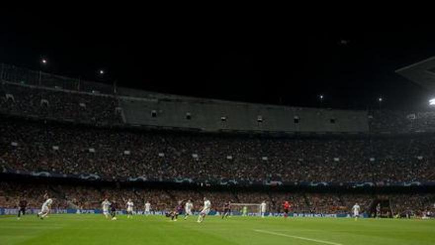 Una imagen del Barça-Inter del Camp Nou.