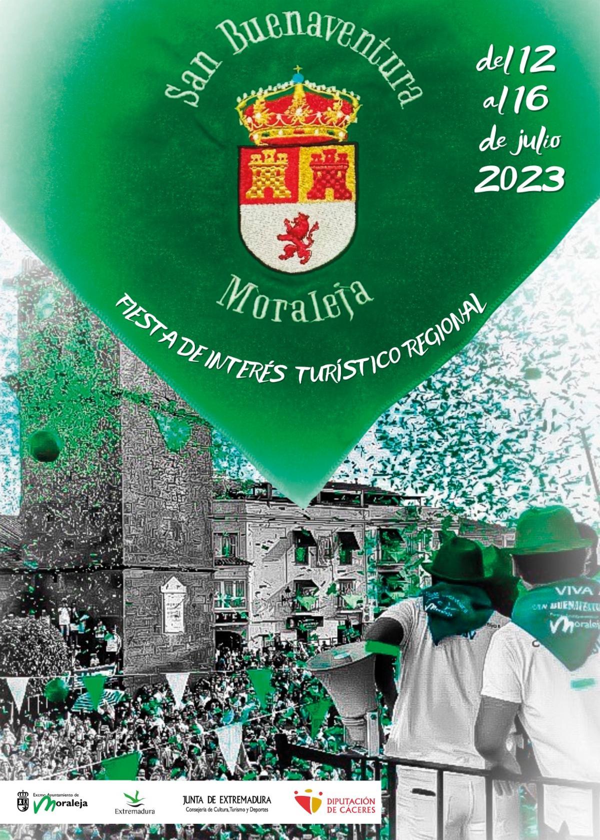 Cartel de las Fiestas de San Buenaventura 2023.