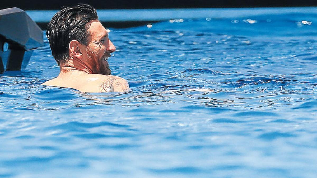 Messi podrá seguir disfrutando de sus vacaciones en familia ya que Luis Enrique le ha dado una semana extra de descanso