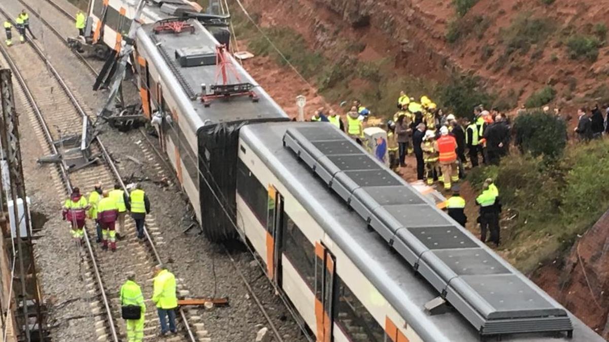 Accidente de tren en Vacarisses