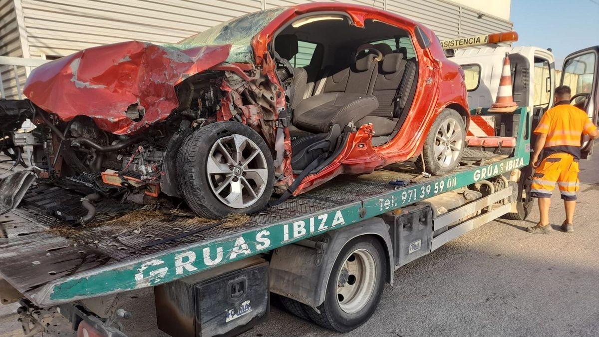 Accidente mortal en la carretera de Santa Eulària