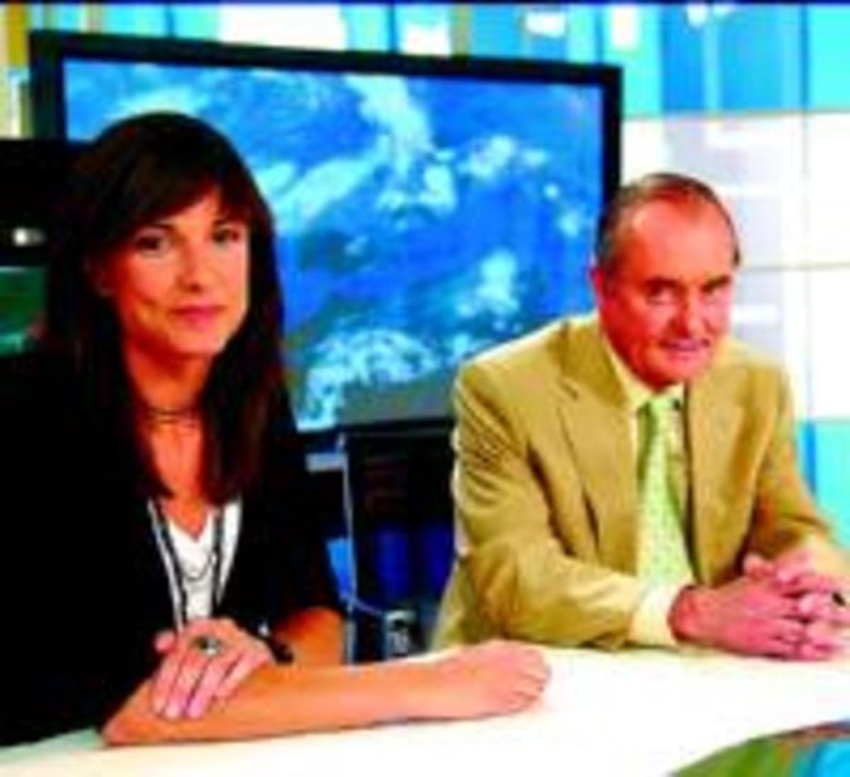 Mònica López i José Antonio Maldonado, ahir a Madrid. Mònica López i José Antonio Maldonado, ahir a Madrid.