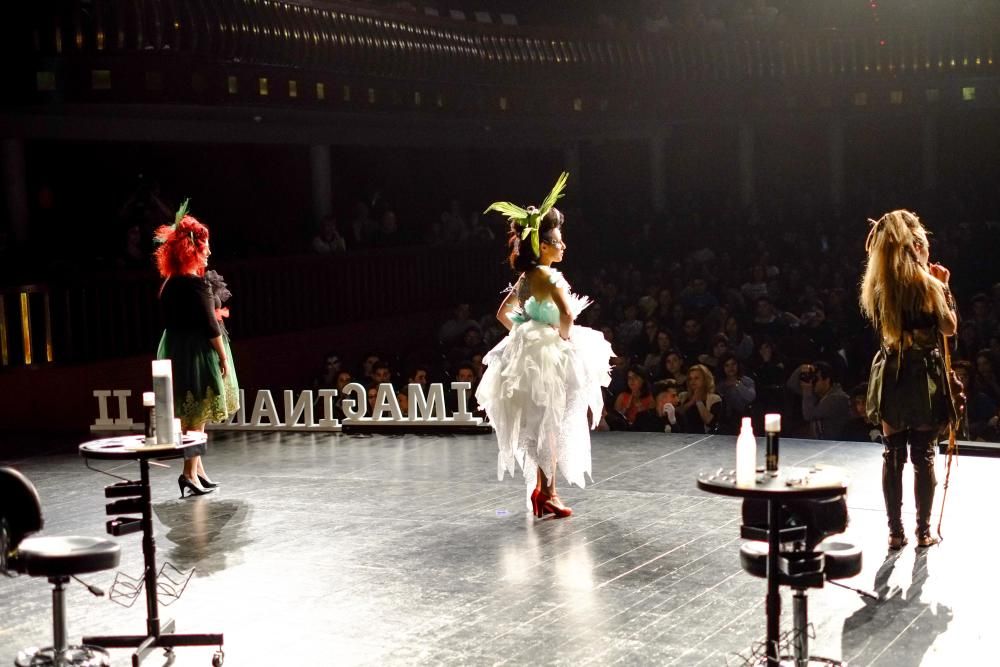 Alumnos de FP participan en Elda en una gala de maquillaje y peluquería