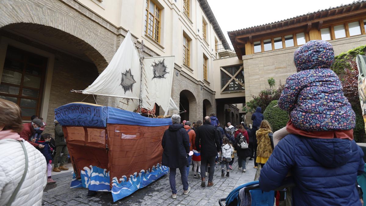 El grupo Caleidoscopio teatro ha cerrado la programación infantil en el Pignatelli por la mañana.