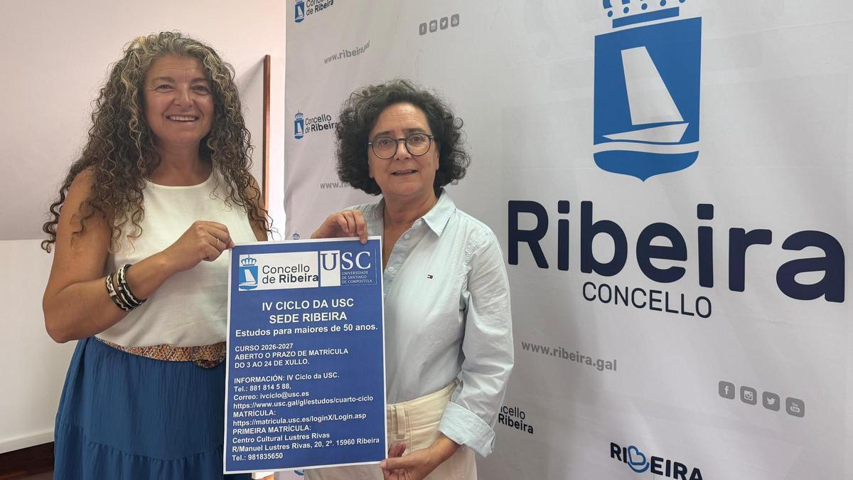 Presentación do IV Ciclo da Universidade de Santiago en Ribeira.