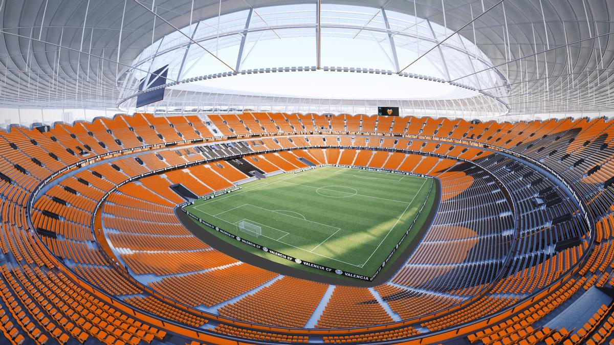 Así será el Nou Mestalla del Valencia CF