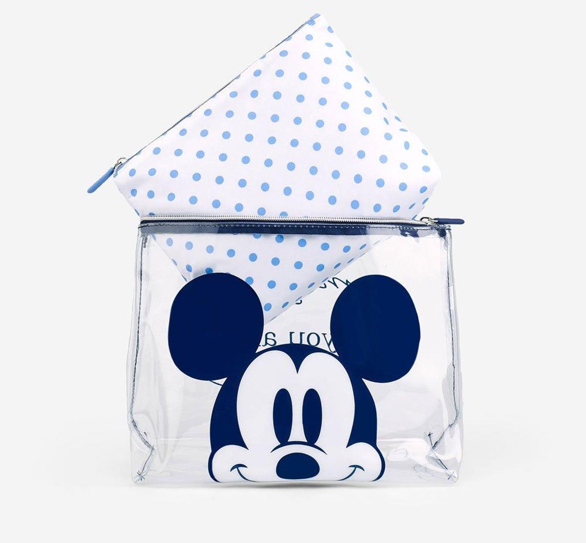 Pack de dos neceseres de Mickey Mouse de women'secret. (Precio: 22, 99 euros)