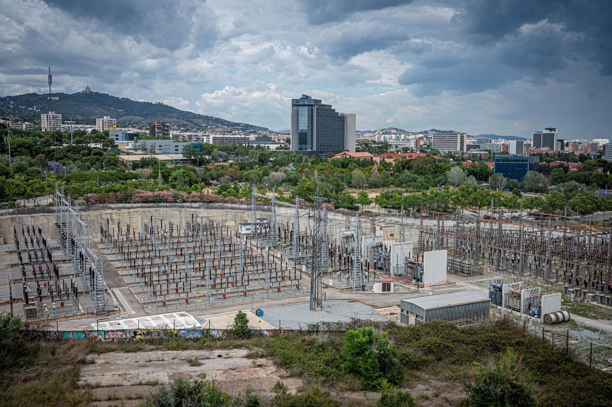 La subestación eléctrica de Collblanc, en LHospitalet de Llobregat.