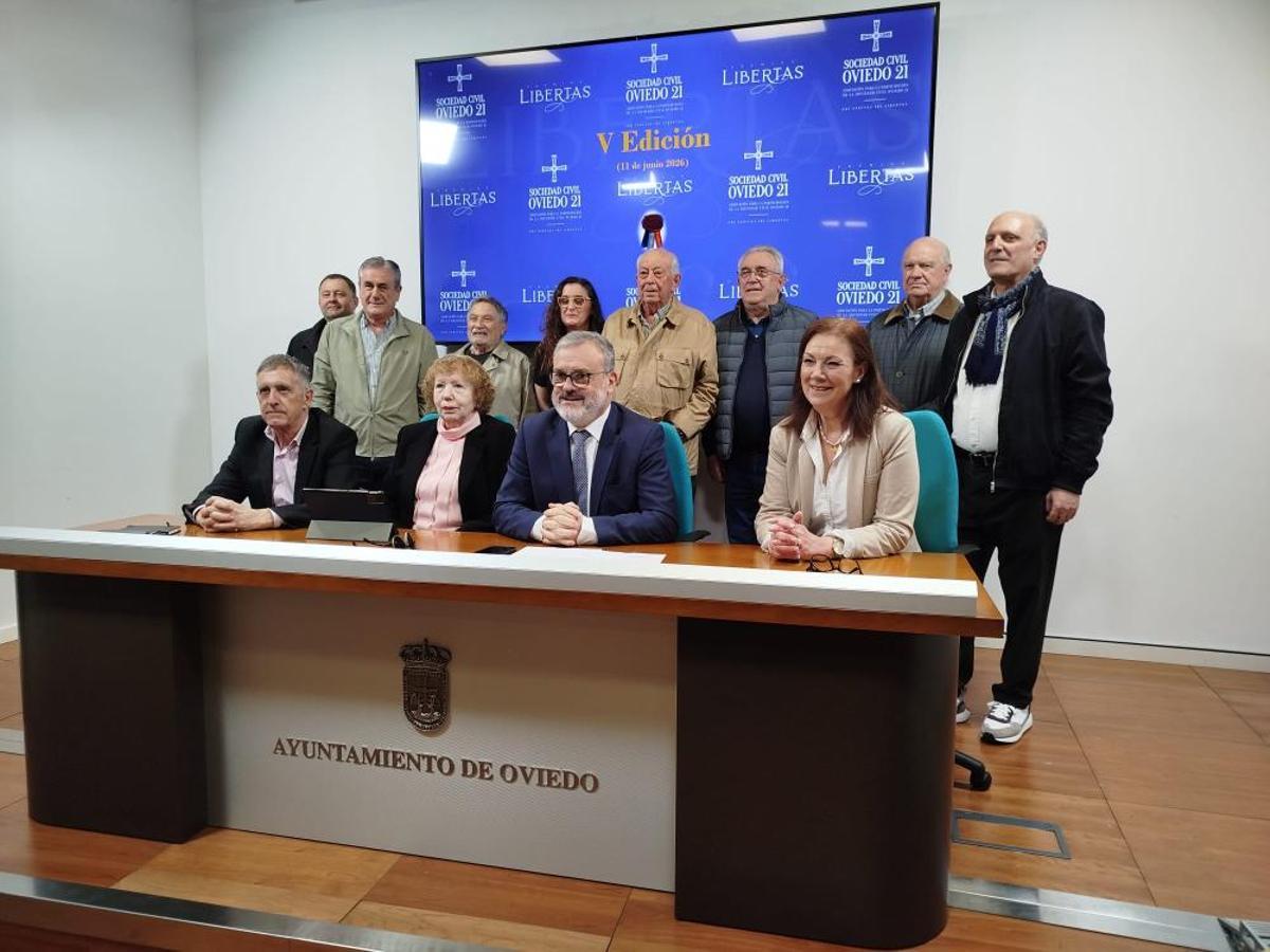 Una foto de familia en el acto en el que se dieron a conocer los ganadores.