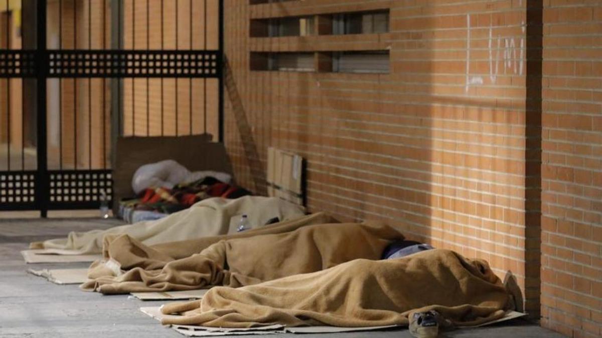 Personas sin hogar en la ciudad de València