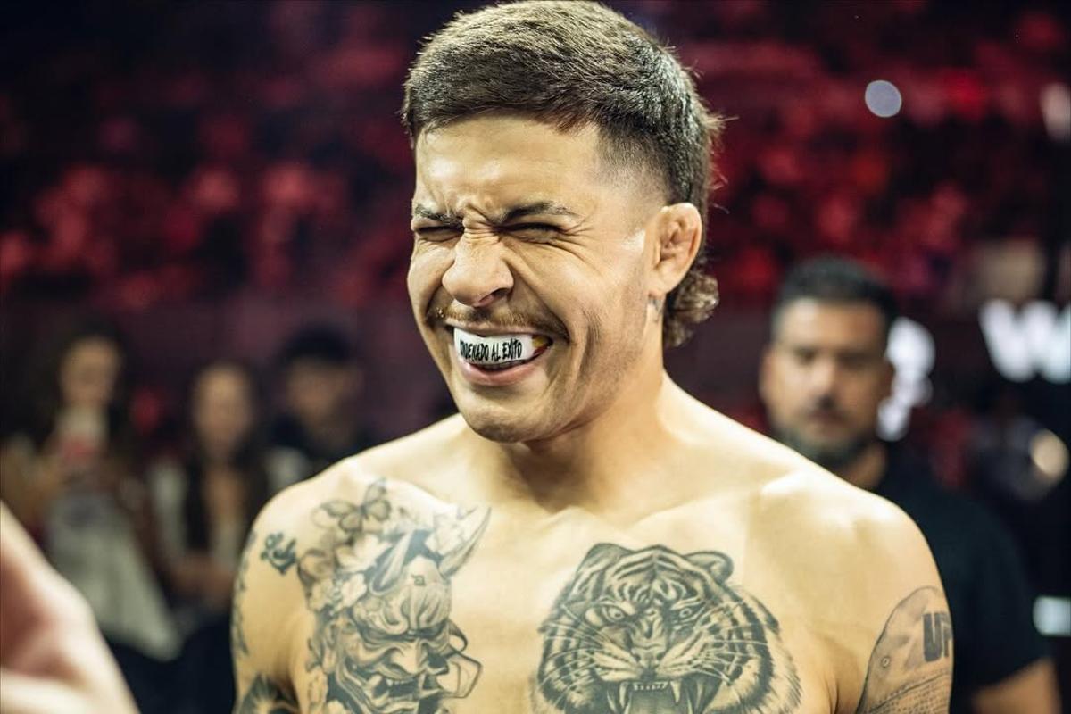 Colombo antes de saltar a la jaula