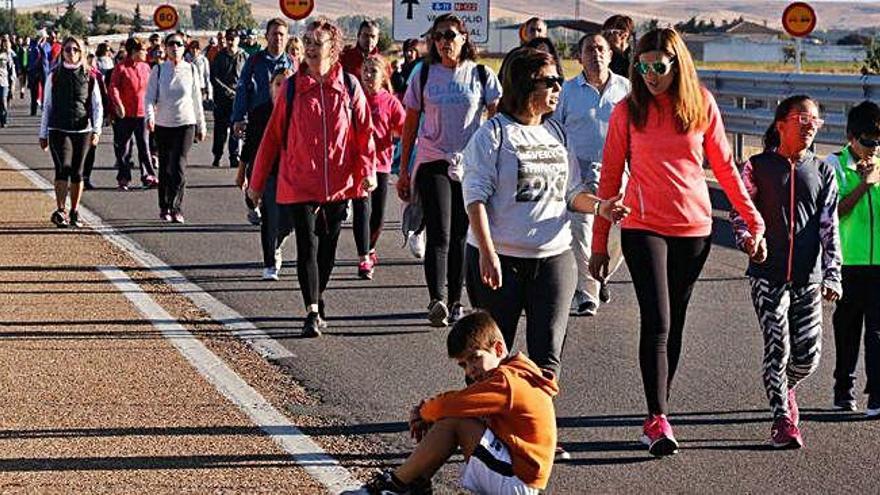 Marcha de Asprosub celebrada el año pasado.