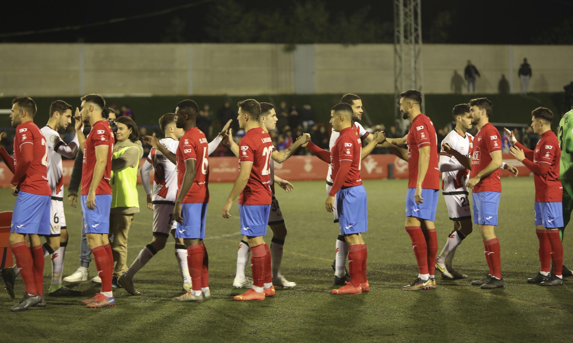 Las mejores fotos del Atlético Saguntino - Rayo Vallecano de Copa del Rey