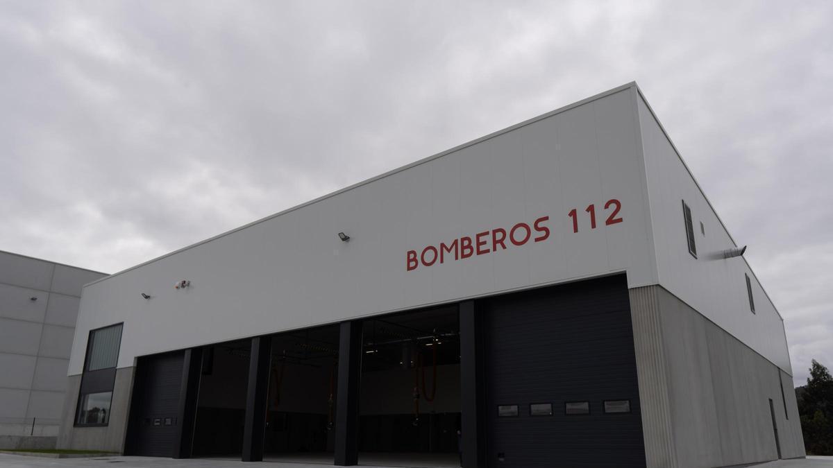 Las nuevas instalaciones del parque de bomberos de Arteixo, en el polígono de Morás.