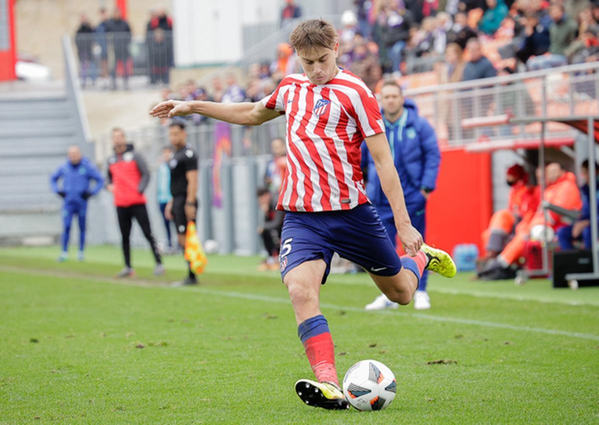 Kostis, en una imagen de archivo en la cantera del Atlético de Madrid.