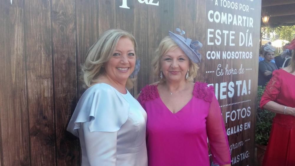 Consuelo Montesinos (madre de Estefanía Lopez) y Marifina Fuster (esposa de Paco Lledó)