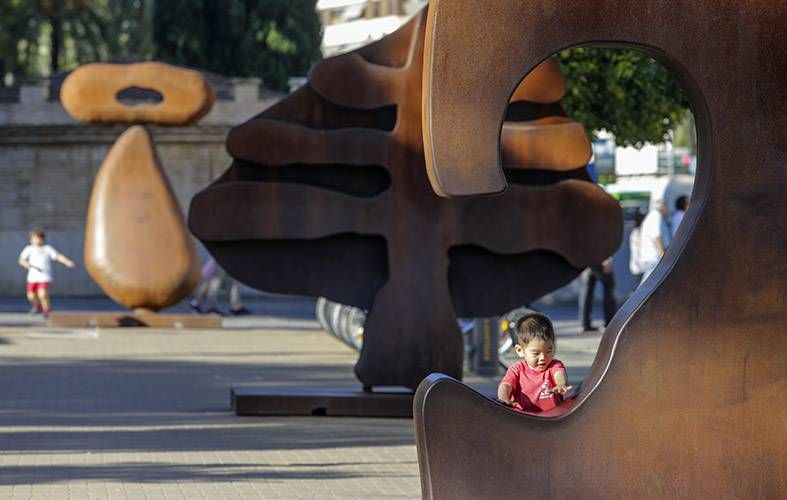 Las esculturas de Méjica toman el paseo de la Victoria