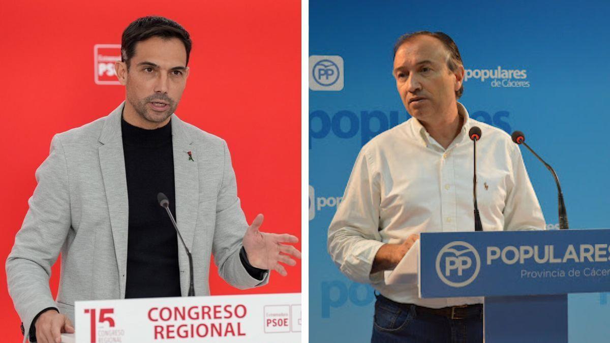 Izquierda: Manuel Borrego Rodríguez // Derecha: Laureano León