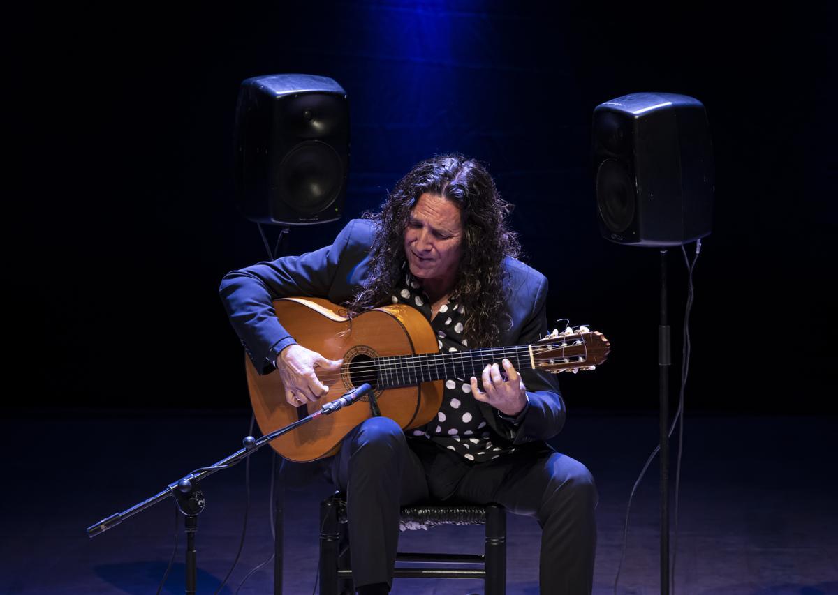 Tomatio, durante el concierto.