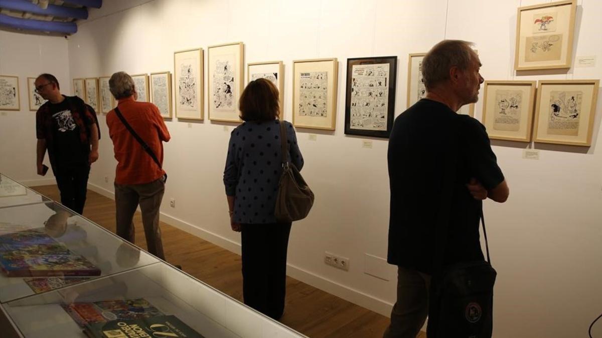 Exposición sobre cómics de Francisco Ibáñez en Sant Cugat.