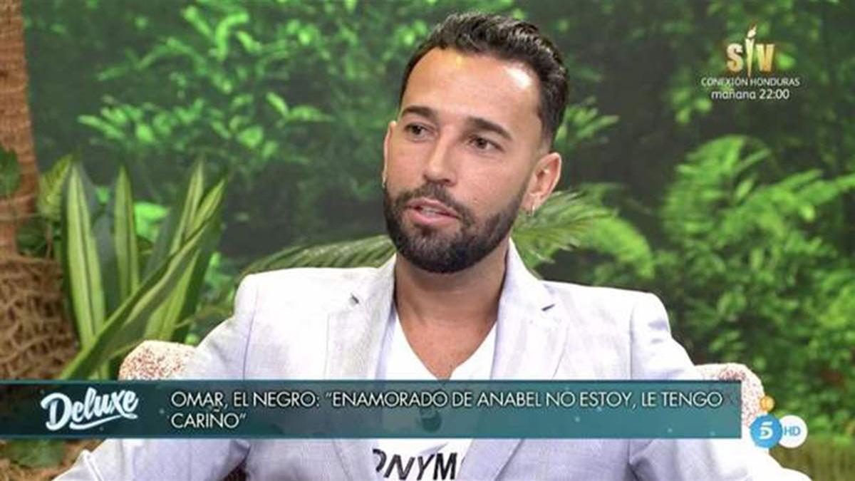 Omar Sánchez en su entrevista durante Sálvame Deluxe