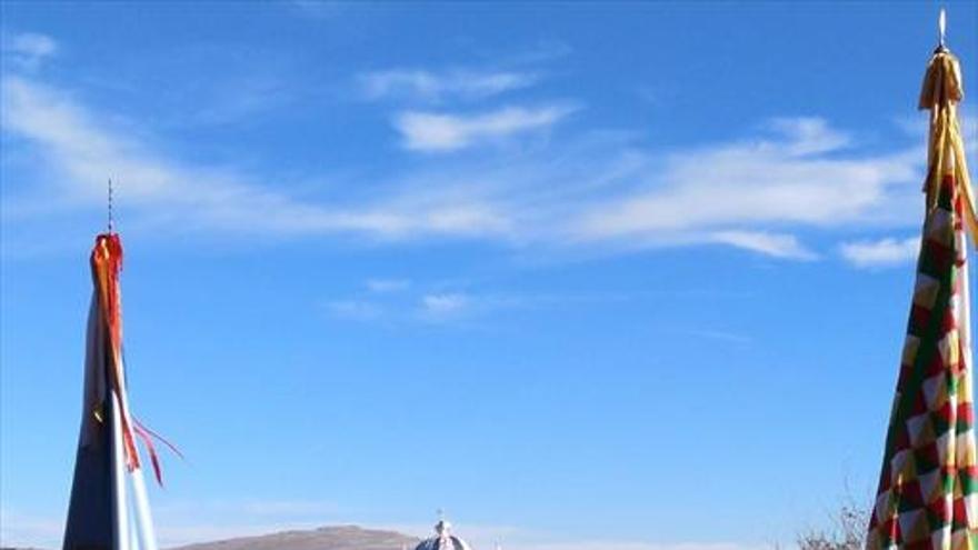 Salida de la Virgen de la Sierra para pedir que llueva