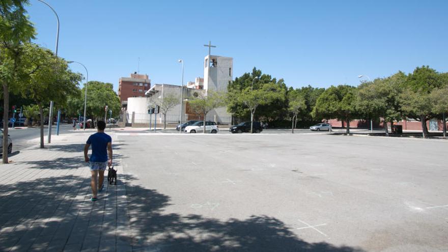 Parcela en la que está previsto levantar el centro de salud de Garbinet