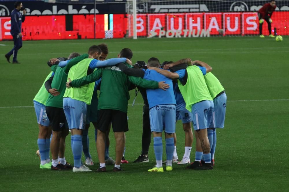 Partido de la Liga SmartBank: Málaga CF - Logroñés.