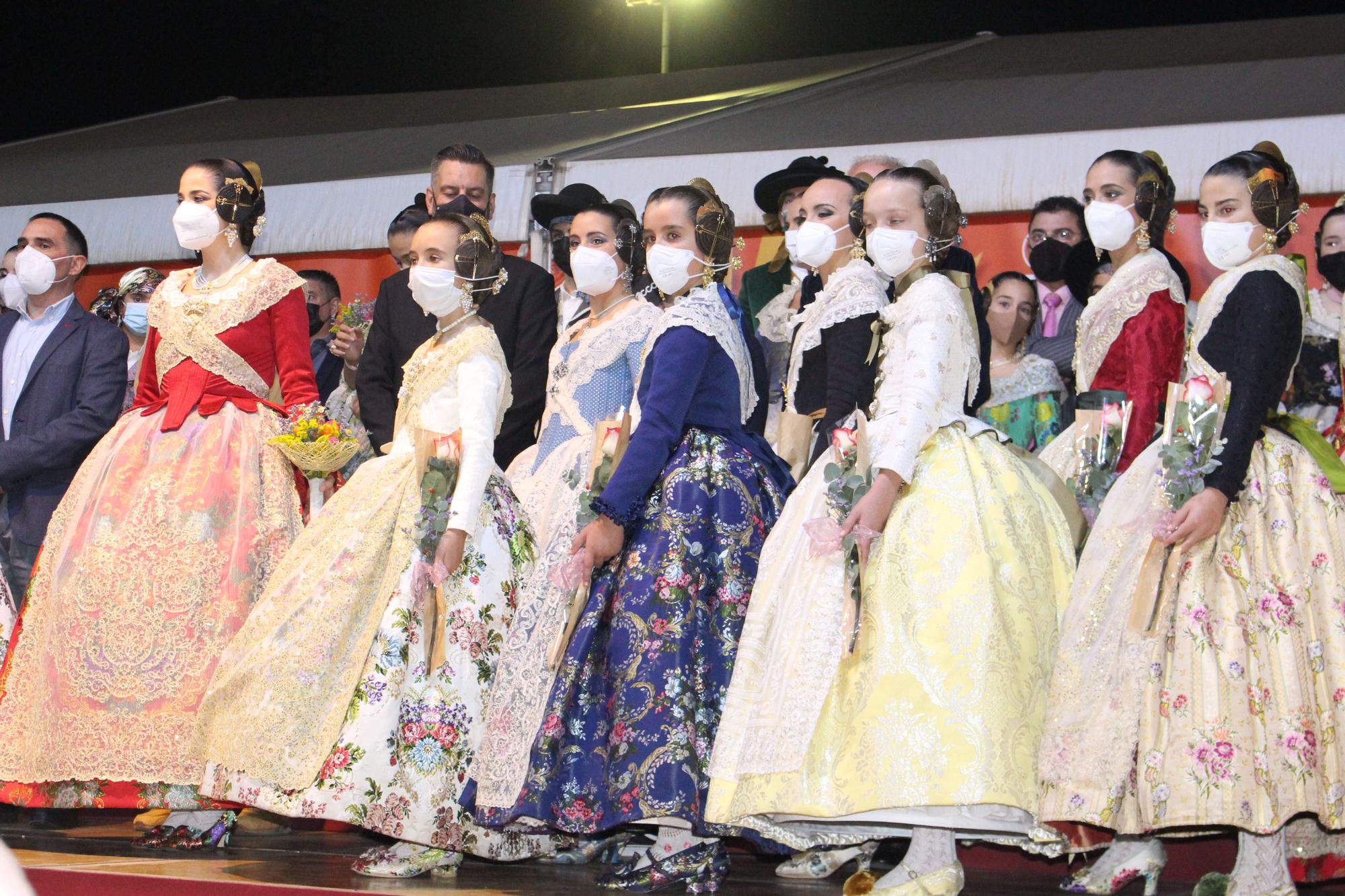 Estreno de las falleras mayores de València 2022 y las cortes en la "Festa per a Tots"