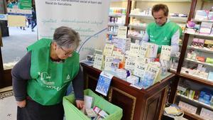 Recogida solidaria de medicamentos para el Banc Farmacèutic en el año 2017.