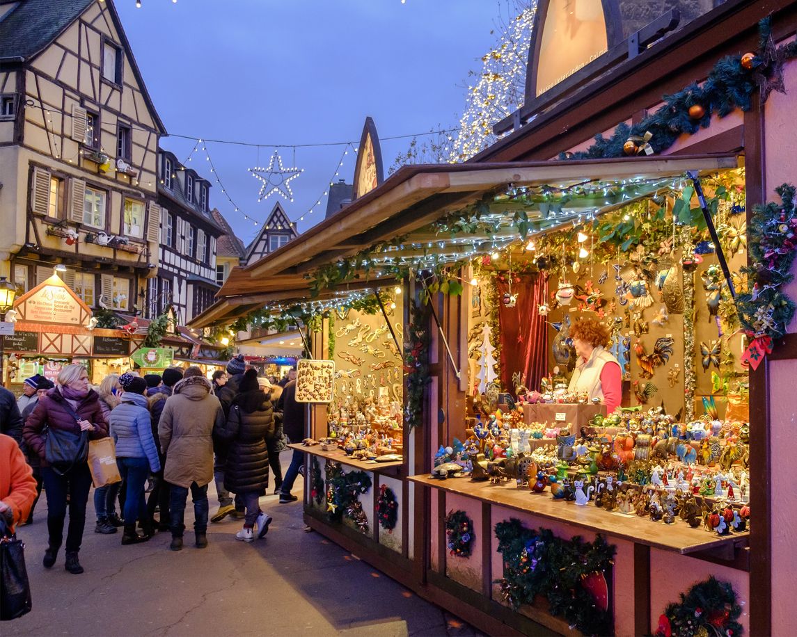 El mercadillo navideño más antiguo de Europa está en Alsacia.