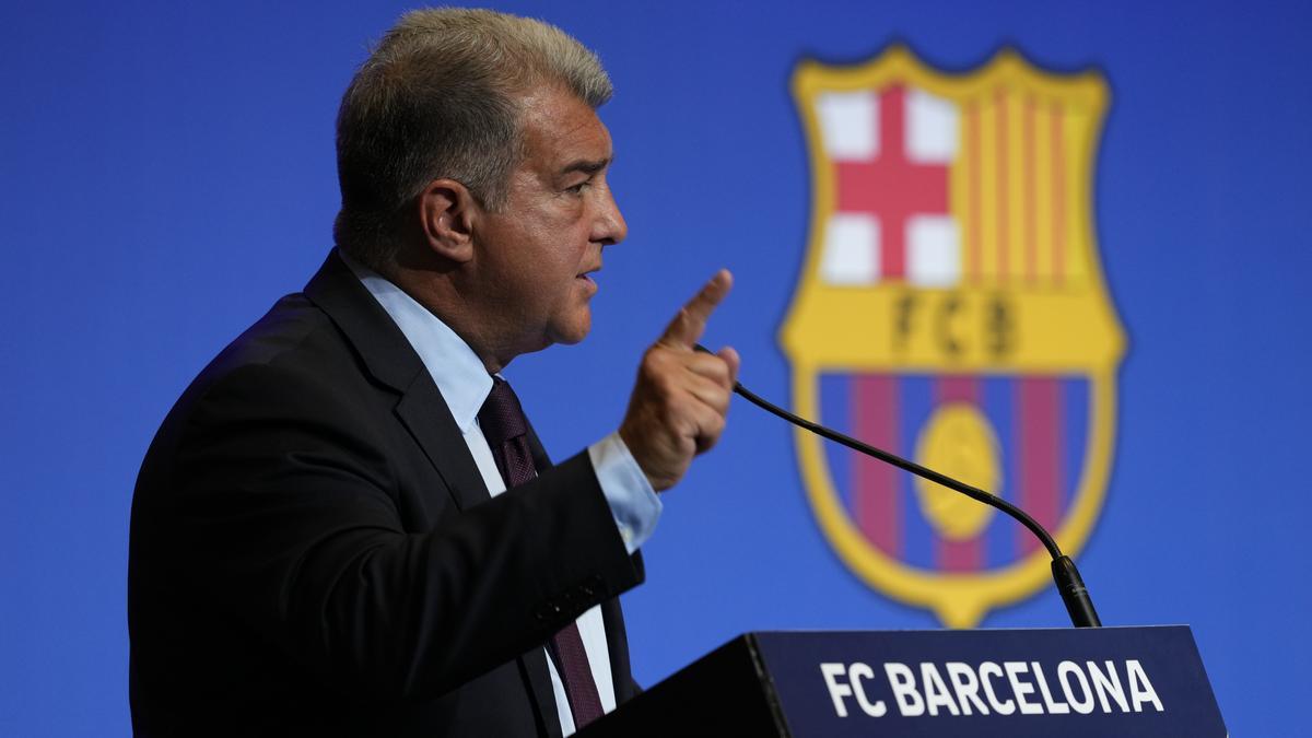 Joan Laporta comparece por el 'caso Negreira'