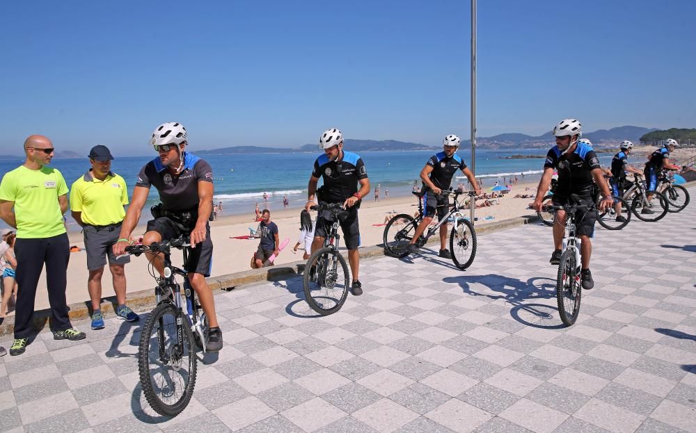 Máxima seguridad en las playas de Vigo