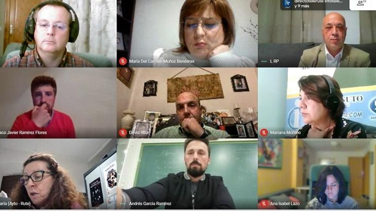 Pleno telemático del mes de marzo en el Ayuntamiento de Rute.