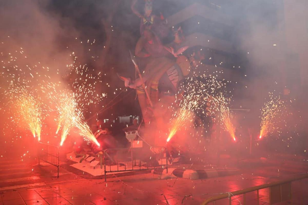 Cremà del monumento del primer premio.