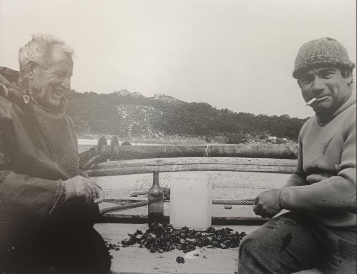 Eduardo e Jorge no ano 1997, compañeiros de Lisardo.