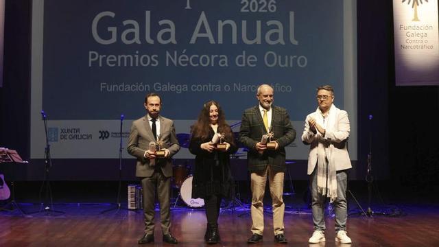Desde la izquierda, Jaime Gayá, Carmen Villar, Jesús Cartelle y Manuel Couceiro Cachaldora. | NOÉ PARGA