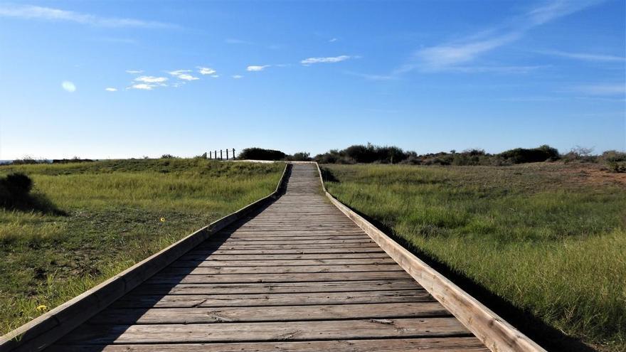 Cortes de caminos en Calblanque por obras