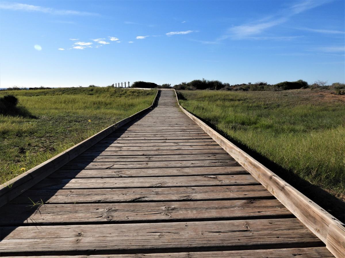 Pasarela en el Parque Regional de Calblanque