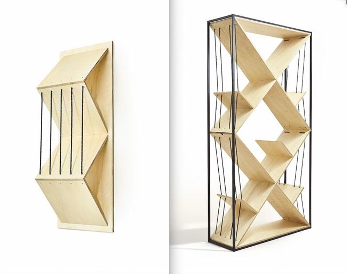 Estanterías diseñadas por Marta Manente