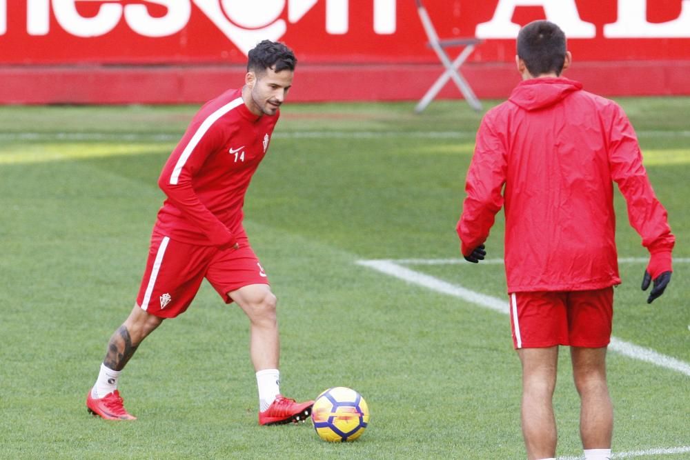 Entrenamiento del Sporting