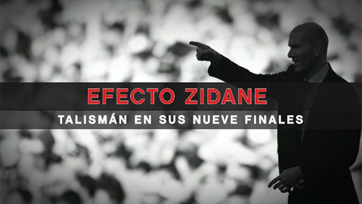 El efecto Zidane, talismán en sus nueve finales