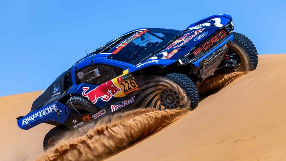 Ekström , en acción con el Ford Raptor