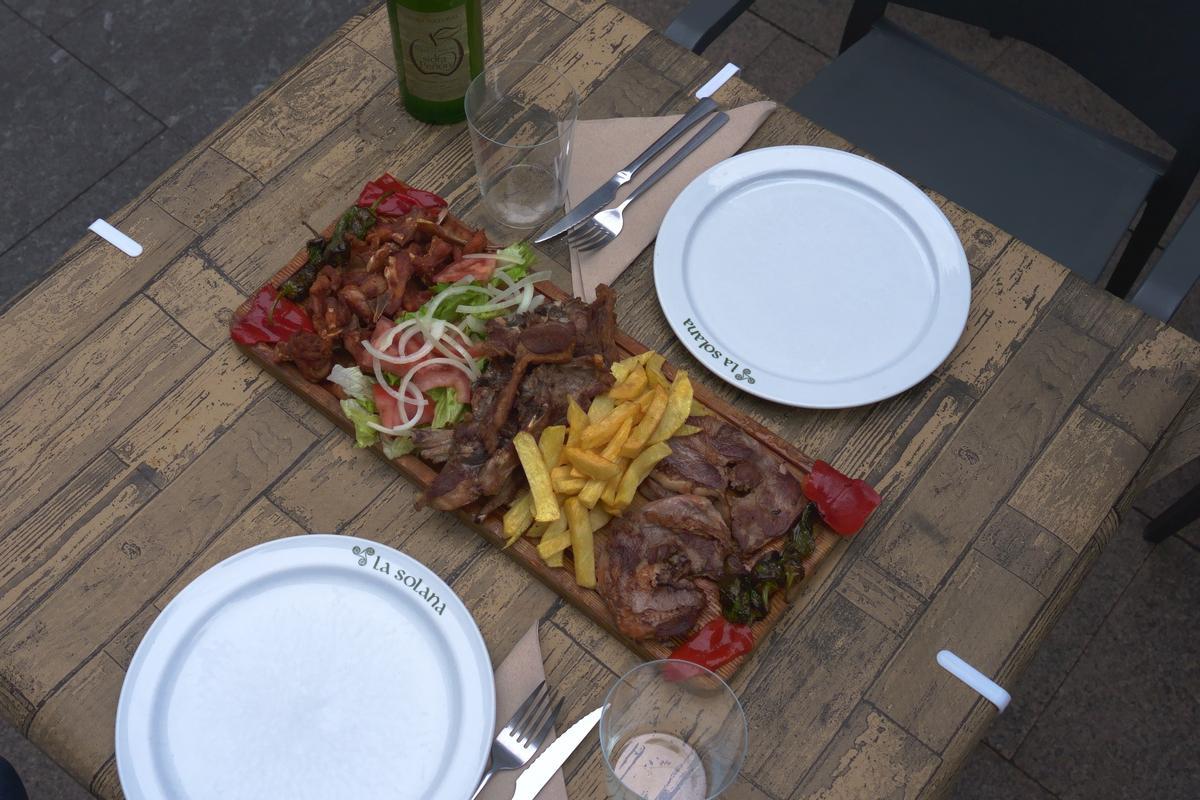 «Mi plato de Ternasco de Aragón», propuesta con distintos cortes