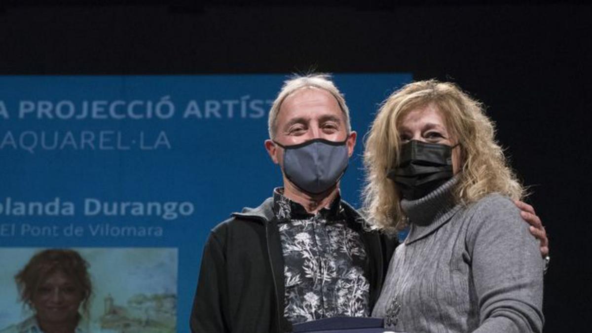 Mireia Cirera amb Enric Roca i Alex Duck, premi Plácido