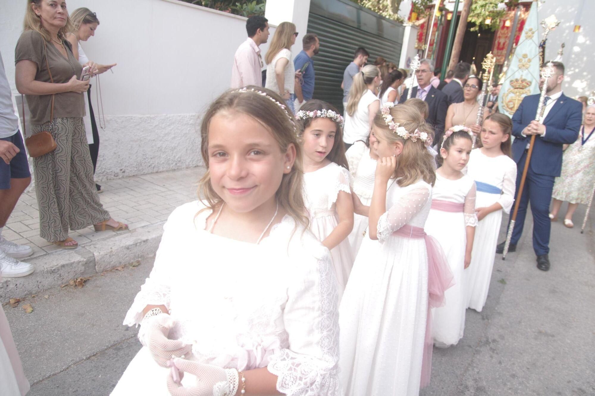 Imágenes de la procesión del Corpus, en Pedregalejo